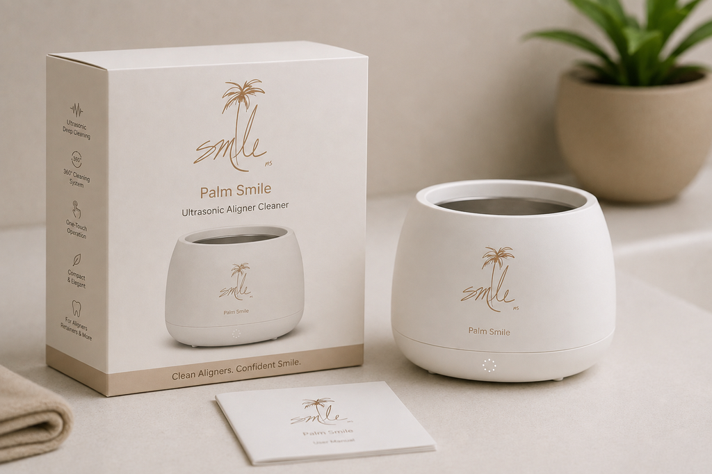 Palm Smile – Ultraschall-Reiniger für Zahnschienen & Retainer